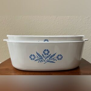 Vintage Corningware Blue Cornflower Set of Dishes P-10-B and A-84-B - NO Lids